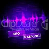 Seo Ranking Shows Search Engine And Optimizing