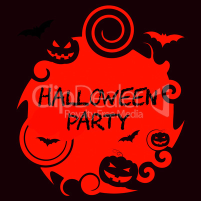 Halloween Party Shows Parties Celebration And Fun