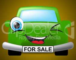 Car For Sale Represents On Market And Auto