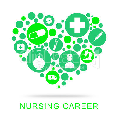 Nursing Career Shows Job Search For Carers