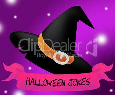 Halloween Jokes And Funny Haunting Gags 3d Illustration