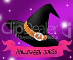 Halloween Jokes And Funny Haunting Gags 3d Illustration