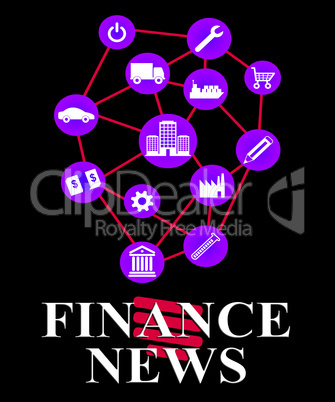 Finance News Shows Money Headlines And Information