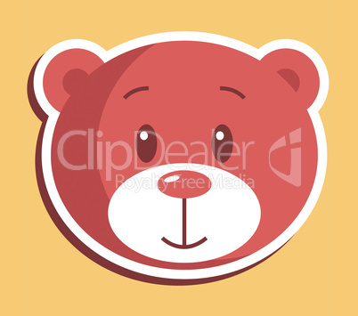Teddy Bear Icon Indicates Stuffed Animal And Bears