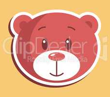 Teddy Bear Icon Indicates Stuffed Animal And Bears