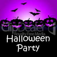 Halloween Party Shows Parties Celebration And Having Fun