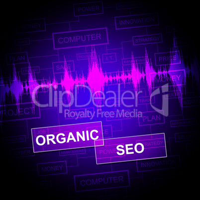 Organic Seo Indicates Search Engine Website Optimization
