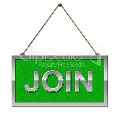 Join Sign Shows Membership Registration And Subscription