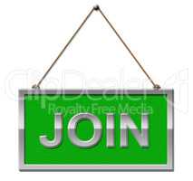 Join Sign Shows Membership Registration And Subscription