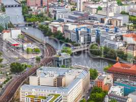Berlin aerial view HDR