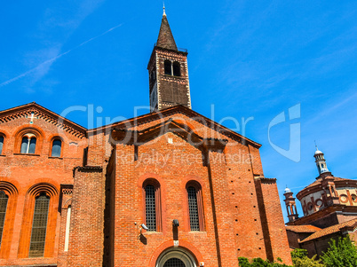 Sant Eustorgio church, Milan HDR