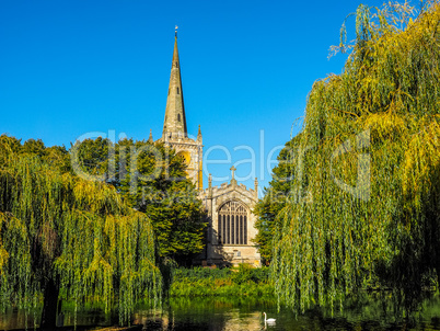 Holy Trinity church in Stratford upon Avon HDR