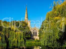 Holy Trinity church in Stratford upon Avon HDR