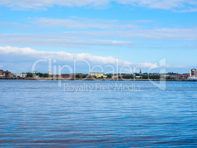 View of Birkenhead in Liverpool HDR