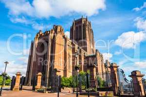 Liverpool Cathedral in Liverpool HDR