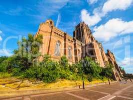 Liverpool Cathedral in Liverpool HDR