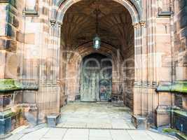 Chester Cathedral in Chester HDR