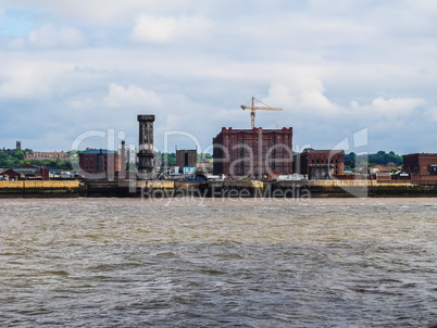 View of Birkenhead in Liverpool HDR