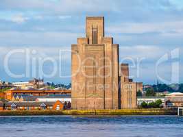 View of Birkenhead in Liverpool HDR