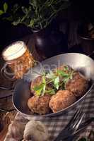 Frikadeller - pan-fried dumplings