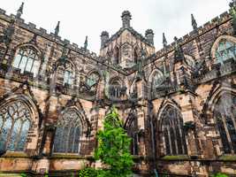 Chester Cathedral in Chester HDR