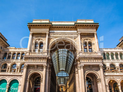 Galleria Vittorio Emanuele II Milan HDR