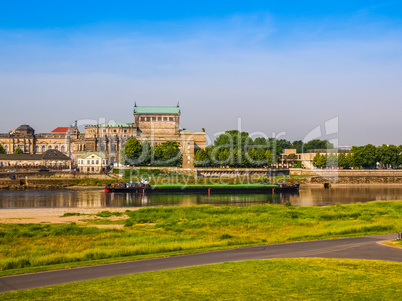 Elbe river in Dresden HDR