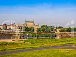 Elbe river in Dresden HDR