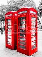 London telephone box HDR