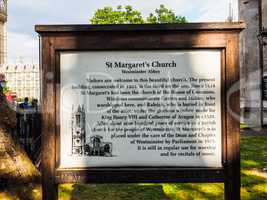 St Margaret Church in London HDR