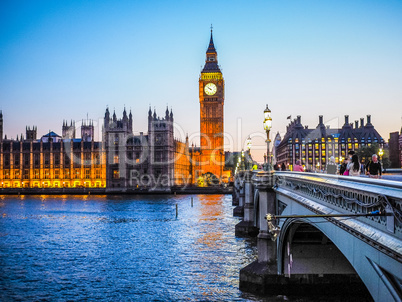 Houses of Parliament in London HDR