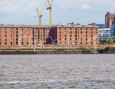 Albert Dock in Liverpool HDR
