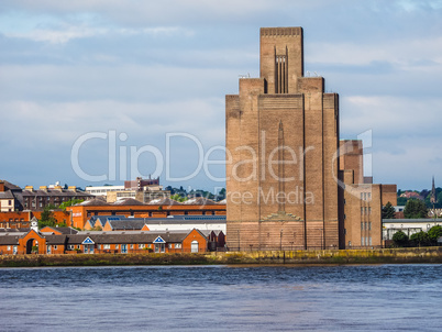 View of Birkenhead in Liverpool HDR