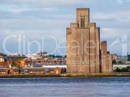 View of Birkenhead in Liverpool HDR