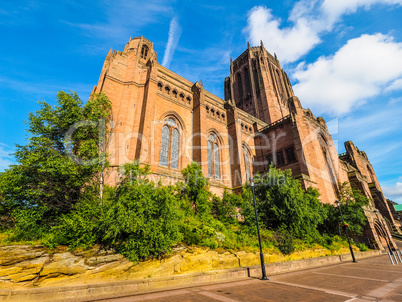 Liverpool Cathedral in Liverpool HDR