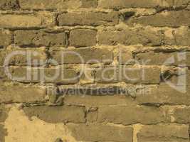 Old wall sepia