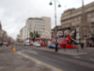 Blurred defocused background