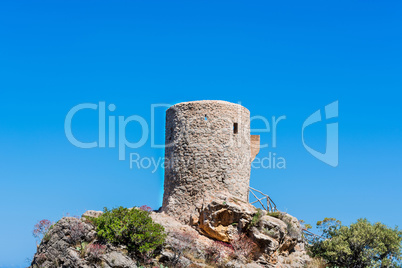Wachturm auf der Insel Mallorca