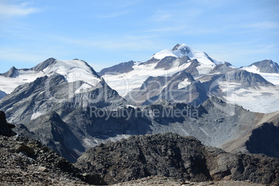 Wildspitze, gesehen vom Schwarzkogel