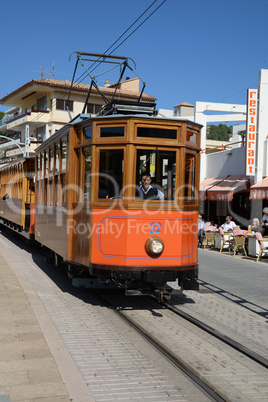 Straßenbahn in Port de Soller, Mallorca