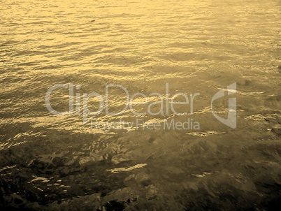 Water background sepia