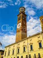 HDR Lamberti Tower in Verona
