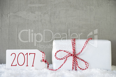 One Gift, Urban Cement Background, Text 2017