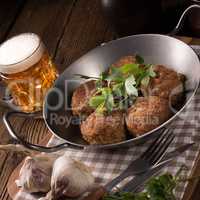 Frikadeller - pan-fried dumplings