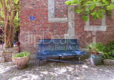 Bench for lovers, Liege, Belgium