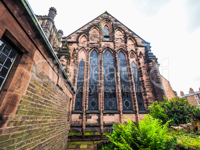 Chester Cathedral in Chester HDR