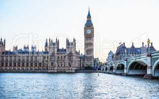 Houses of Parliament in London HDR