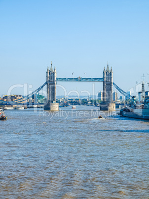 River Thames in London HDR