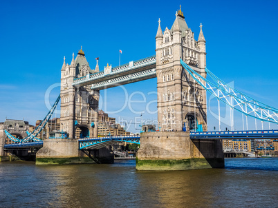 Tower Bridge in London HDR