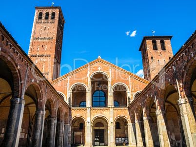 Sant Ambrogio church, Milan HDR